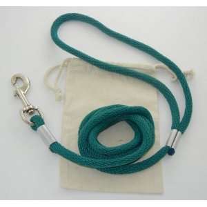  Leashinabag 3/8 inch Rope 6 Ft. Green Dog Lead Comes with 