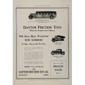  1926 Dayton Friction Toys Ad Victoria Coupe De Luxe Bus 