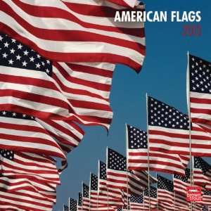  American Flags 2013 Wall Calendar 12 X 12 Office 