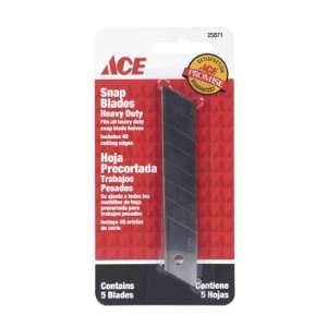 Snap Knife Blades, Heavy Duty Blades, Package Of 5 Blades, 40 Cutting 