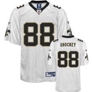  Jeremy Shockey White Reebok NFL Premier New Orleans Saints 