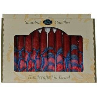 Handcrafted Harmony Jewish Shabbat Candles (Box of 12)  