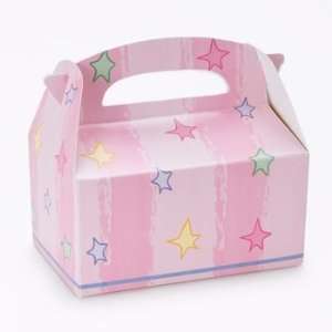  Pastel Stars Empty Favor Boxes (4) Party Supplies Toys 