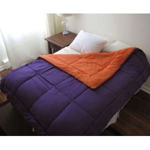  Purple/Orange Reversible Comforter   Twin XL