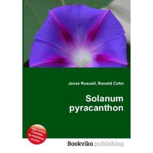  Solanum pyracanthon Ronald Cohn Jesse Russell Books