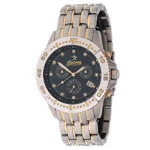   Astros Silver/Gold Mens Legend Swiss Wrist Watch
