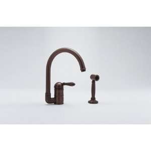 Rohl A3606LMWS TCB2 Country Kitchen Single Metal Lever C Spout Kitchen 