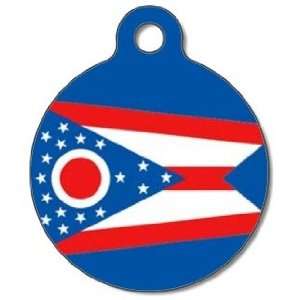  Ohio Flag Pet ID Tag for Dogs and Cats   Dog Tag Art Pet 