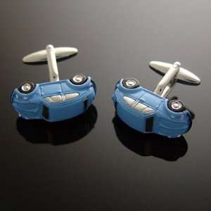  Classic Blue Volkswagen Beetle Cufflinks 