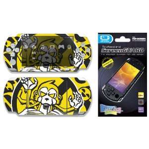   PSP 2000 Slim Skin Decal Sticker plus Screen Protector   Monkey Banana