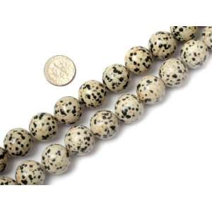  16mm Round Gemstone Dalmatian Jasper beads strand 15 