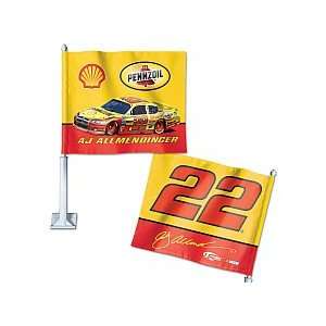  NASCAR Aj Allmendinger Car Flag