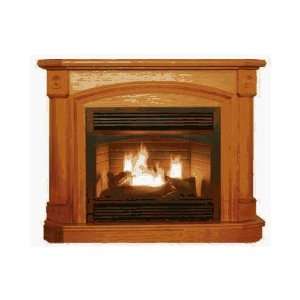  28K Oak Gas Fireplace