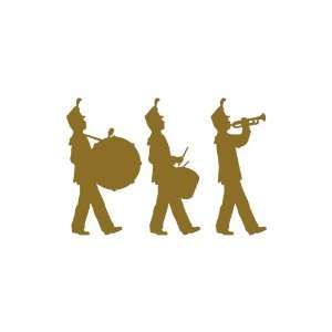  Marching Band small 3 Tall GOLD vinyl window decal sticker 