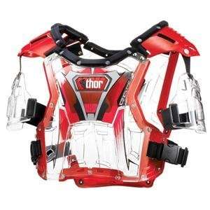   Thor Motocross Quadrant Protector   2008   Adult/Clear/Red Automotive