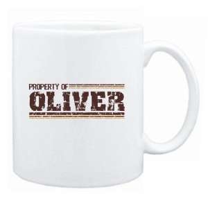  New  Property Of Oliver Retro  Mug Name