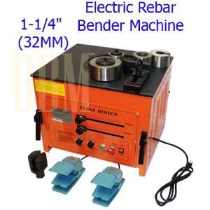  Electric Rebar Bender Bending Machine Table Bends 1 1/4 