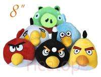 Angry Birds +Beard Pig Iphone Game Plush Toy set 8  