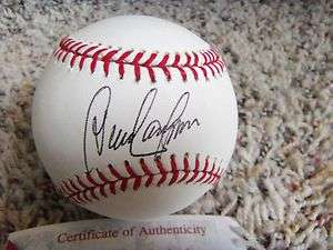 DAVE CONCEPCION Show Signed & CEI Sports Authenticated MLB Baseball 