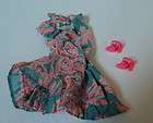 1783 BARBIE RUFFLES N SWIRLS DRESS AND SHOES VERY NIC