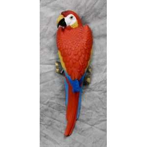 Red Macaw Parrot Wall Hanging Tropical Decor Everything 