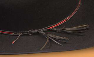 Rands Custom Cowboy Hat Unique & Rare 20X Black Shag 100% High 