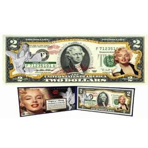   MARILYN MONROE $2 DOLLAR BILL   AS SEEN ON TV 