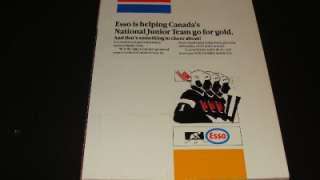 1986 World Junior Hockey Championship Souvenir Book Schedules 