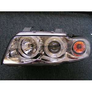  96 01 Audi A4 S4 Halo Chrome Projector Headlights 