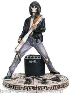 Skull & Skeleton Classic Rock Band Bass Guitar Figurine  
