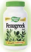 Natures Way Fenugreek Seed, 180 Count  