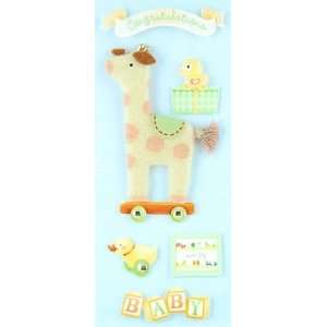   Japanese Congrats   Giraffe Stickers (Paper & Fabric) Toys & Games