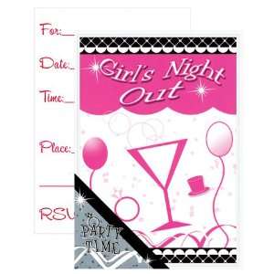  Girls night out invite cards   10 pack Toys & Games