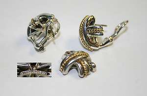 Pre Owned 18K Silver Tiffany Earrings & Pendant  