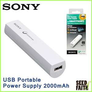 Sony CP ELS 2000mAh Portable USB Battery Bank Power Supply Charger 