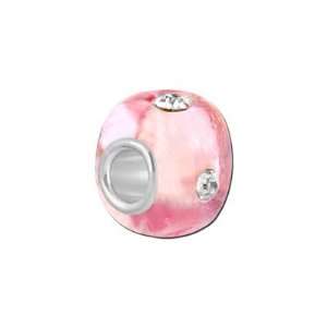   Pink with Rhinestones Bead   Interchangeable Arts, Crafts & Sewing