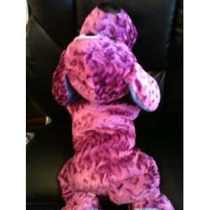  24 Plush Large Purple Stuffed Dog 
