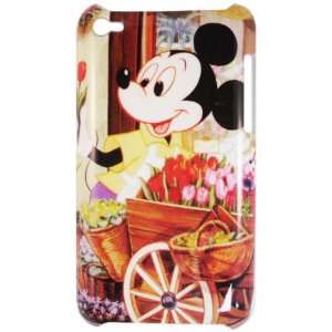 Mickey Mouse and Garden Hard Case for Apple iPod Touch 4th Gen.  