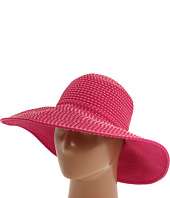 San Diego Hat Company   RBL205 Ribbon Crusher Hat with Ticking Sun Hat