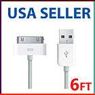 6FT 6 FT Foot Feet USB Charger Cable For iPod Nano 1st 2nd 3rd 4th 5th 