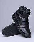 COOGI D Line III Strap Hi Top Black Mens Leather Shoe