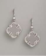 Colette Nicolai diamond 0.39tw and white gold filigree drop earrings 