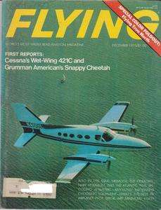 Flying Magazine (December 1975) Cessna Wet Wing 421C  