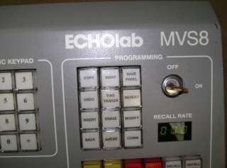 EchoLab Production broadcast video Switcher Model MVS8  