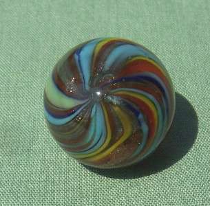 VINTAGE ANTIQUE LUTZ MARBLE SWIRLS END OF DAY OLD MARBLE GERMAN 