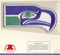 SEATTLE SEAHAWKS OFFICIAL NFL FOOTBALL EMBLEM PATCH  