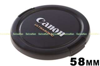 58mm Snap on Lens Cap Cover for All Canon 58mm Lens