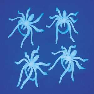  Glow Spider Rings Toys & Games