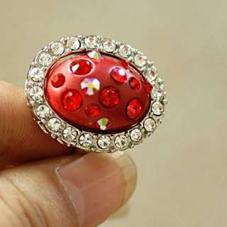   Gemstone CZ Zircon Finger Wedding Ring Jewelry Size 6.5 8 9 10  