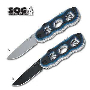  SOG Mini Topo Folding Knives w/ Money Clip Sports 